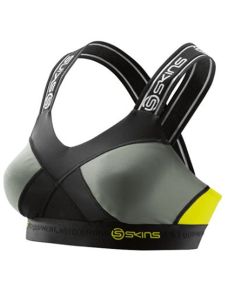 SKINS DNAmic Ladies Speed Crop in Black/Limoncello